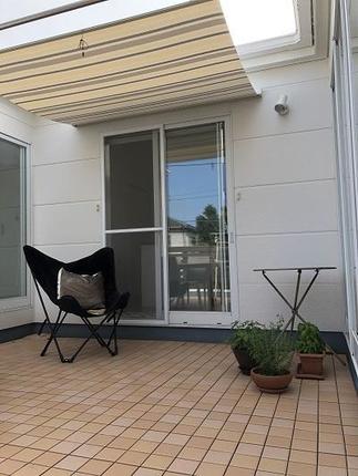 スタイルシェード 壁付１枚仕様　（生地色：ノルディックボーダー）