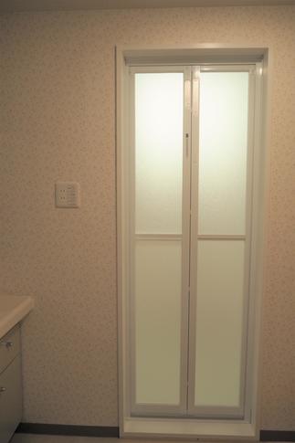 浴室ドア　Before 　折戸