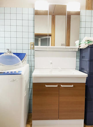 洗面化粧台　After