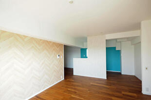 爽やかなブルーを主役に♪カリフォルニアテイストがカッコいいマンションリフォーム（久留米市）【1】