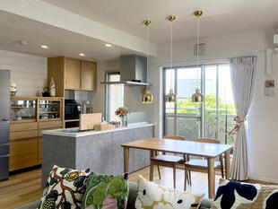 ナチュラルモダンにマンションリノベーション