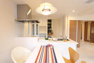 会話をしながら料理が出来るキッチン