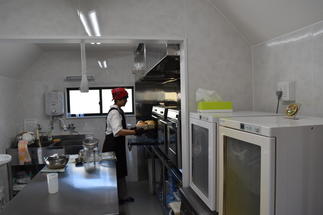 調理スペースは広々と！