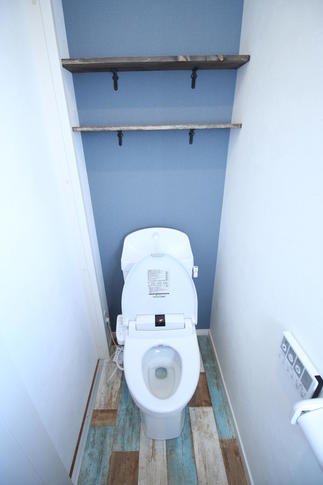 可愛らしい清潔感あるトイレになりました