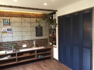 デザインコンクリートを利用してカッコイイＮＹブルックリンスタイルを実現