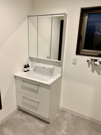 清潔感のある洗面所