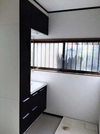 洗面脱衣室：施工後