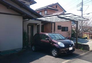ロング柱カーポート