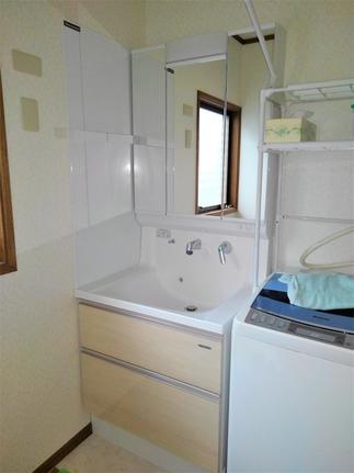 施工後　洗面化粧台　