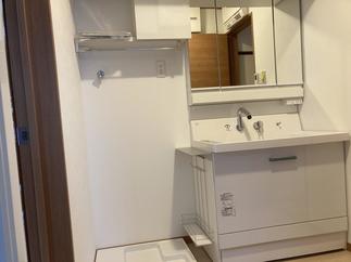 洗濯機しか置けない0.75坪脱衣室を1.0坪洗面脱衣室に改造しました