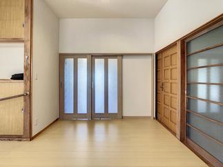 引違いを2本片引きに改造