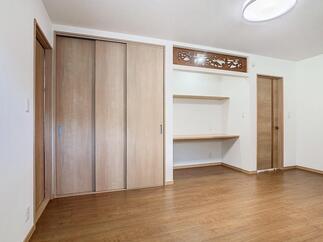 和室・床の間・押入を洋室（寝室）＋２Ｓに改造