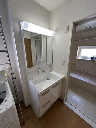 札幌市東区　S様邸　洗面化粧台交換工事