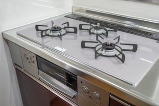 3口コンロ・ガラストップタイプ