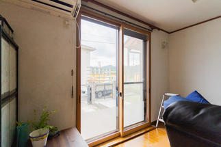 リビング　テラス窓