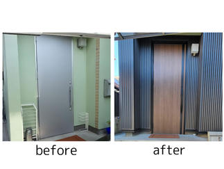 開口部断熱【玄関ドア交換】