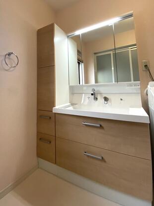 大分県　Ａ様邸　洗面化粧台取替工事