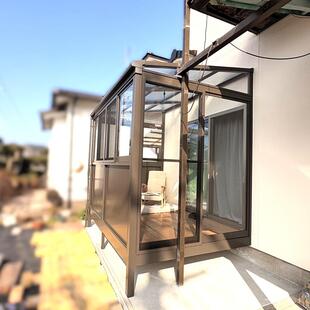 大分県　サンルームで癒しの時間