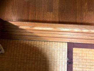 リフォーム前の畳・敷居