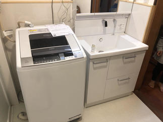 リフォーム後の洗面化粧台