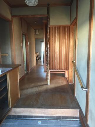 リフォーム前の玄関