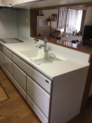 リフォーム後のキッチン