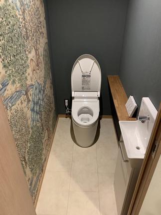 リフォーム後のトイレの壁