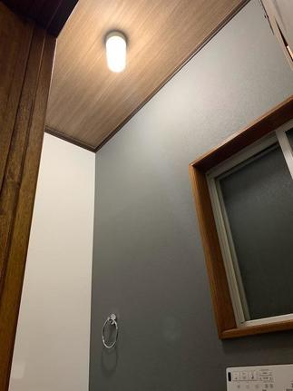 施工後のトイレの天井