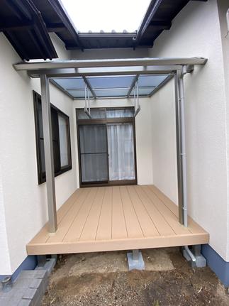 リフォーム後の洗濯物を干すスペース