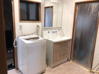 施工後の洗面化粧室