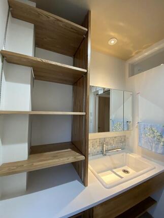 施工後の洗面化粧台