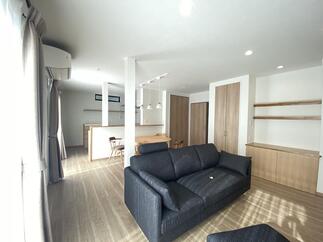 施工後…（和室＋居間）をLDKへ　※リビング部分