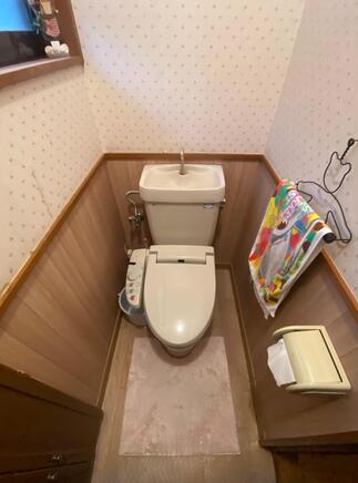 施工前の2階トイレ　