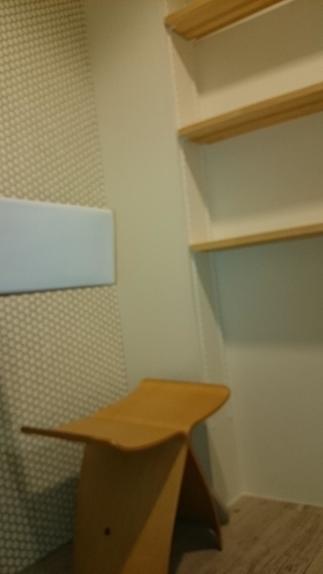 愛着あるバタフライスツールの指定席ができました