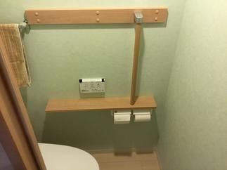 手すりも設置しました