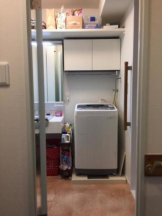 脱衣所動きやすく