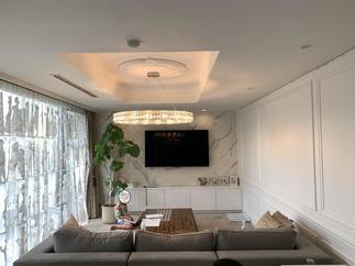 リビング側の折り上げ天井（施工前）