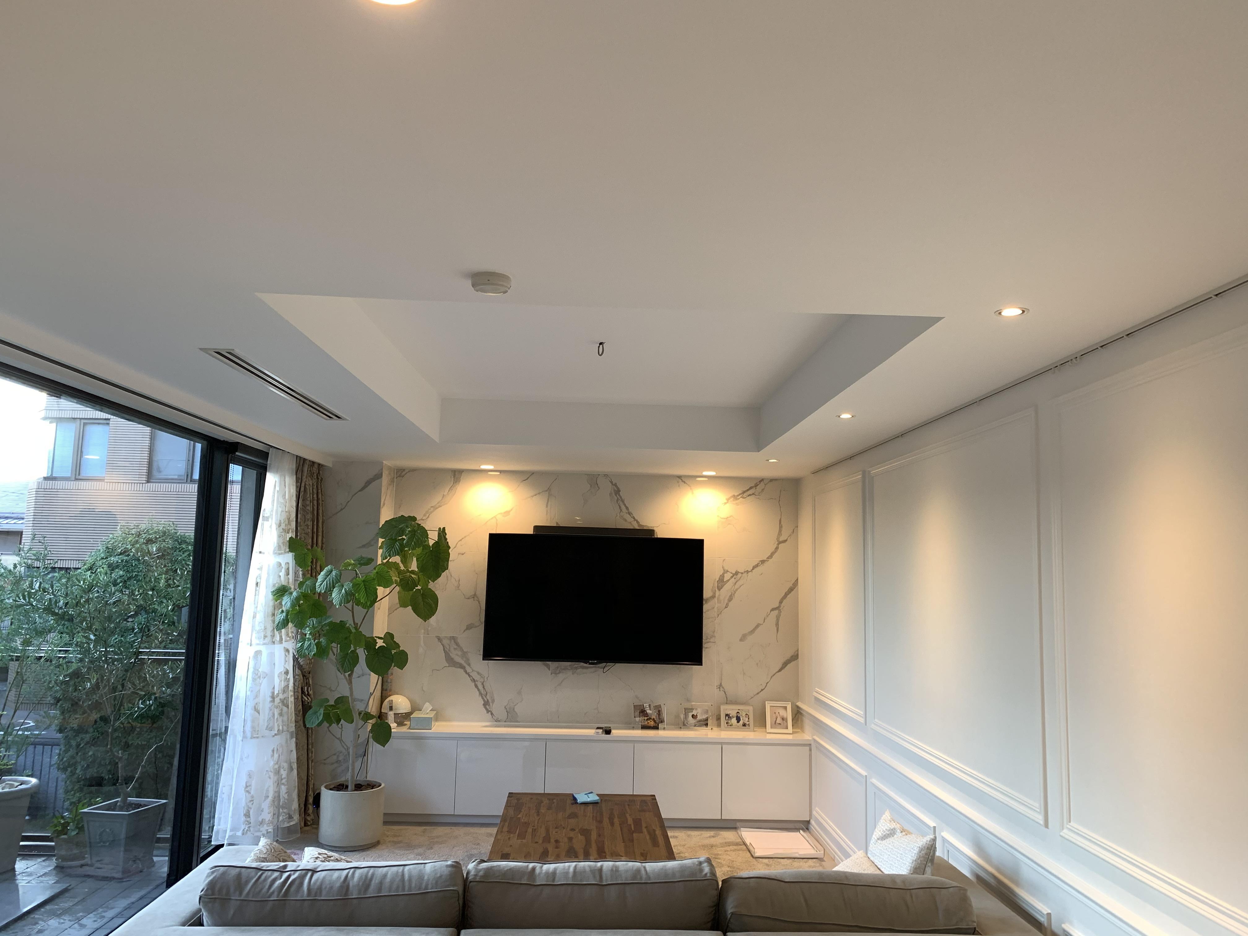 リビング天井 シンメトリーな天井 | 墨田区｜住宅リフォーム・リノベーション専門の