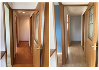 廊下：Before-After