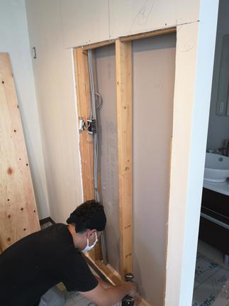 工事中_下地入れ