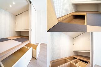 収納たっぷり小上がり和室