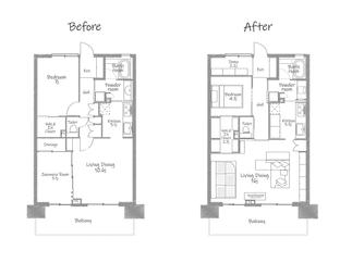 before→after間取り
