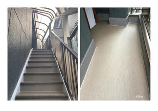 玄関ポーチ床・屋根工事（After）