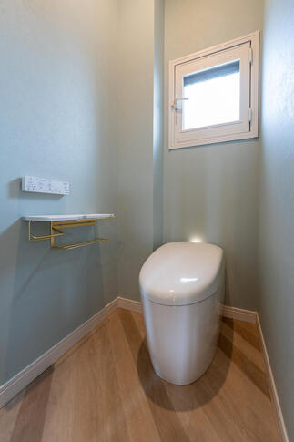 長居しちゃいそうな心地よいトイレ