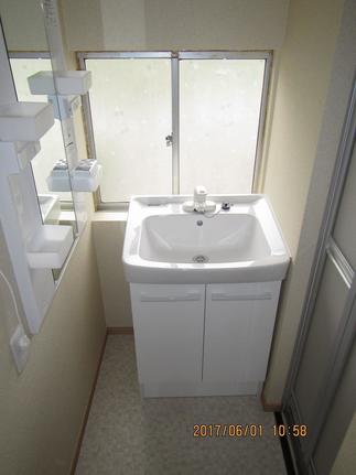 洗面脱衣室もﾘﾆｭｰｱﾙ