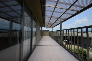 ベランダも見違えるほどきれいになりました