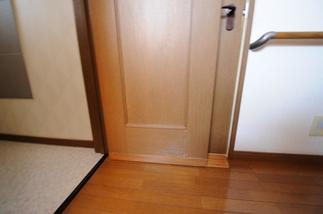 トイレと廊下との段差解消工事もしました。