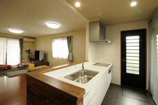 キッチンからもこんなに開放的になりました！