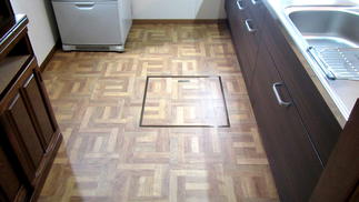 床下点検口を新たに設置！