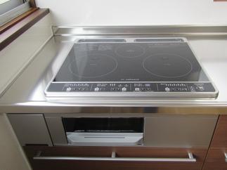 2口IH＋ラジエント（無水両面焼きグリル）